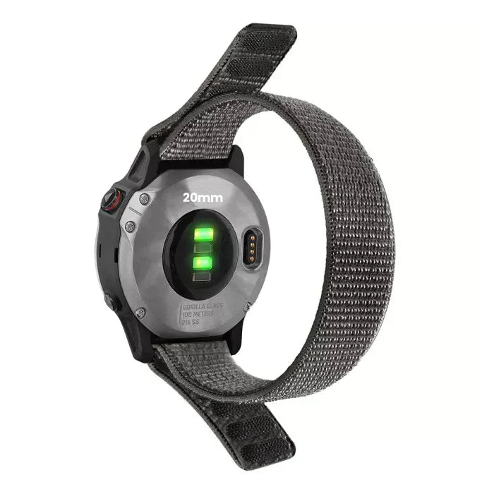 Forza 20mm Nylon Replacement Watch Strap For Garmin Fenix 5S/5S Plus/6S/6S Pro /7S & More