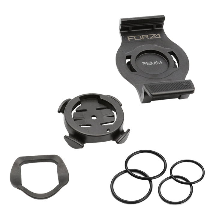 FORZA 26MM Easyfit Quarter-Turn Bike Mount For Garmin Watch