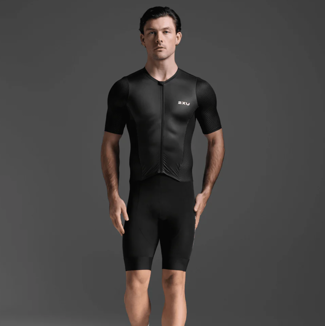 2XU Men's Aero Hex Sleeved Trisuit