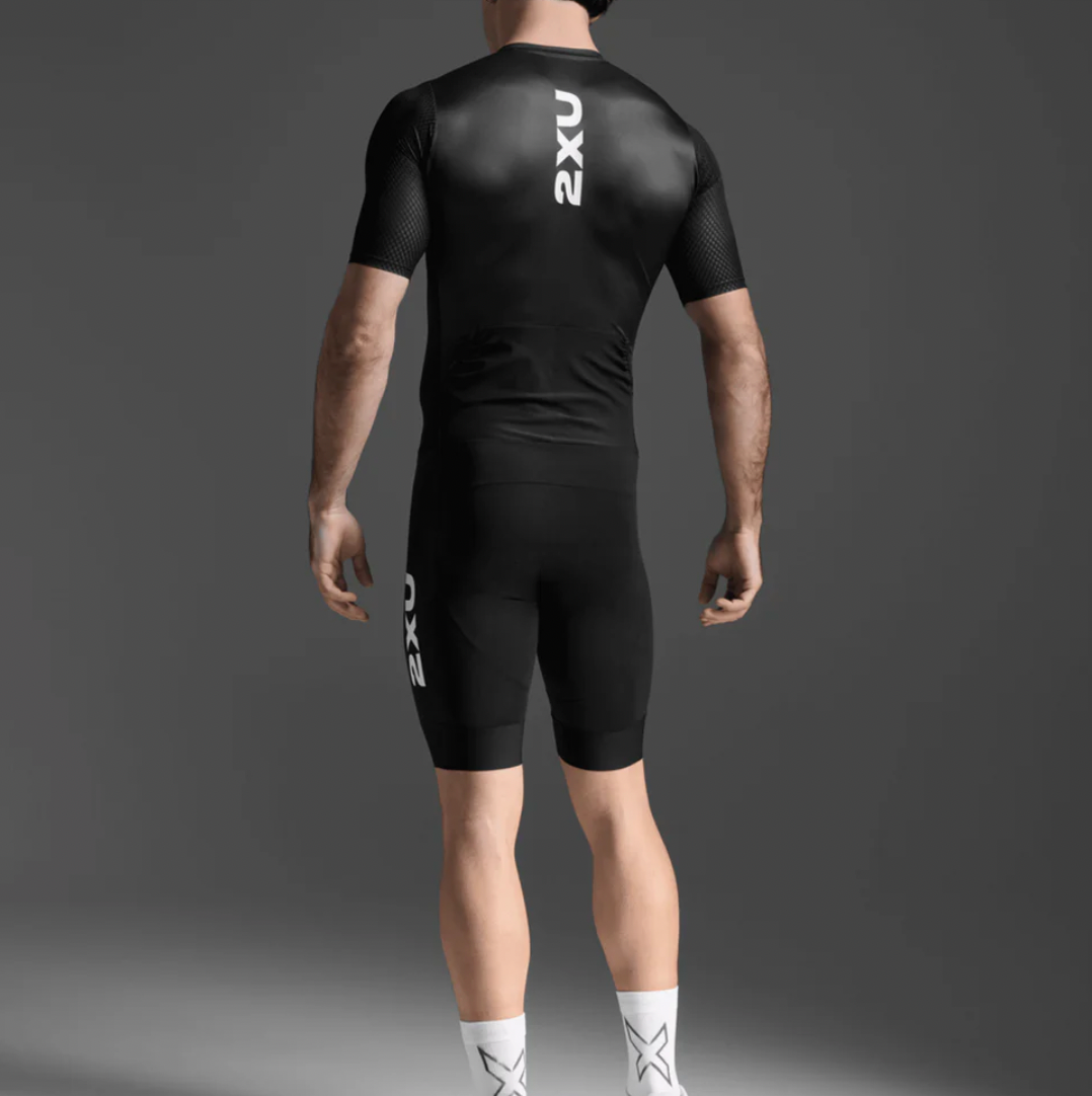 2XU Men's Aero Hex Sleeved Trisuit