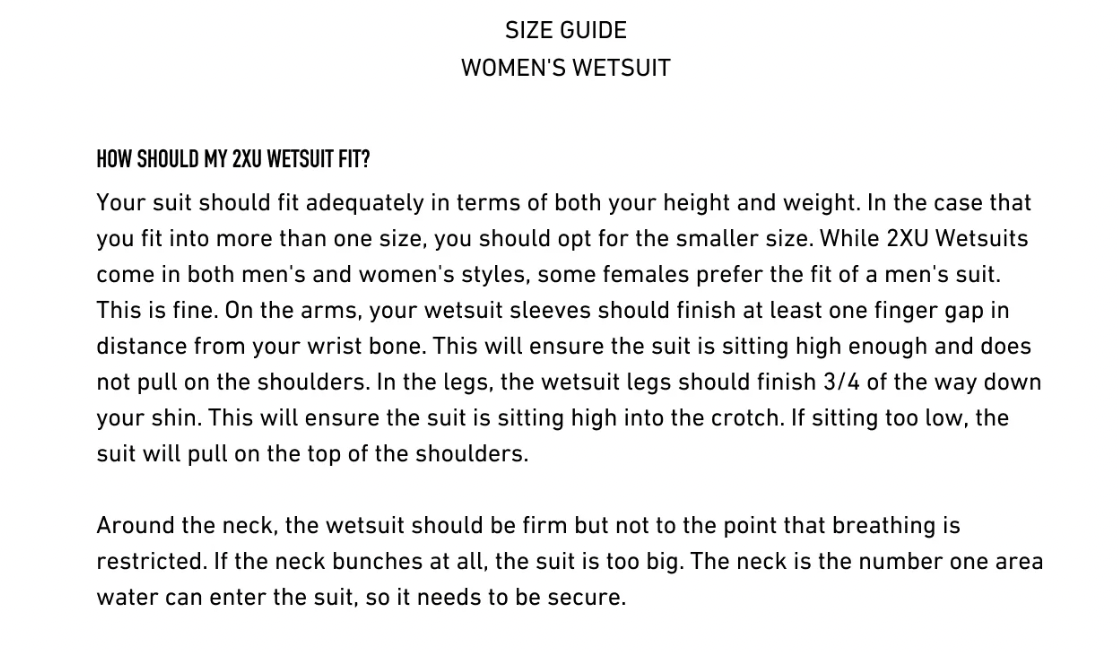 2XU Women's Propel:1 Wetsuit